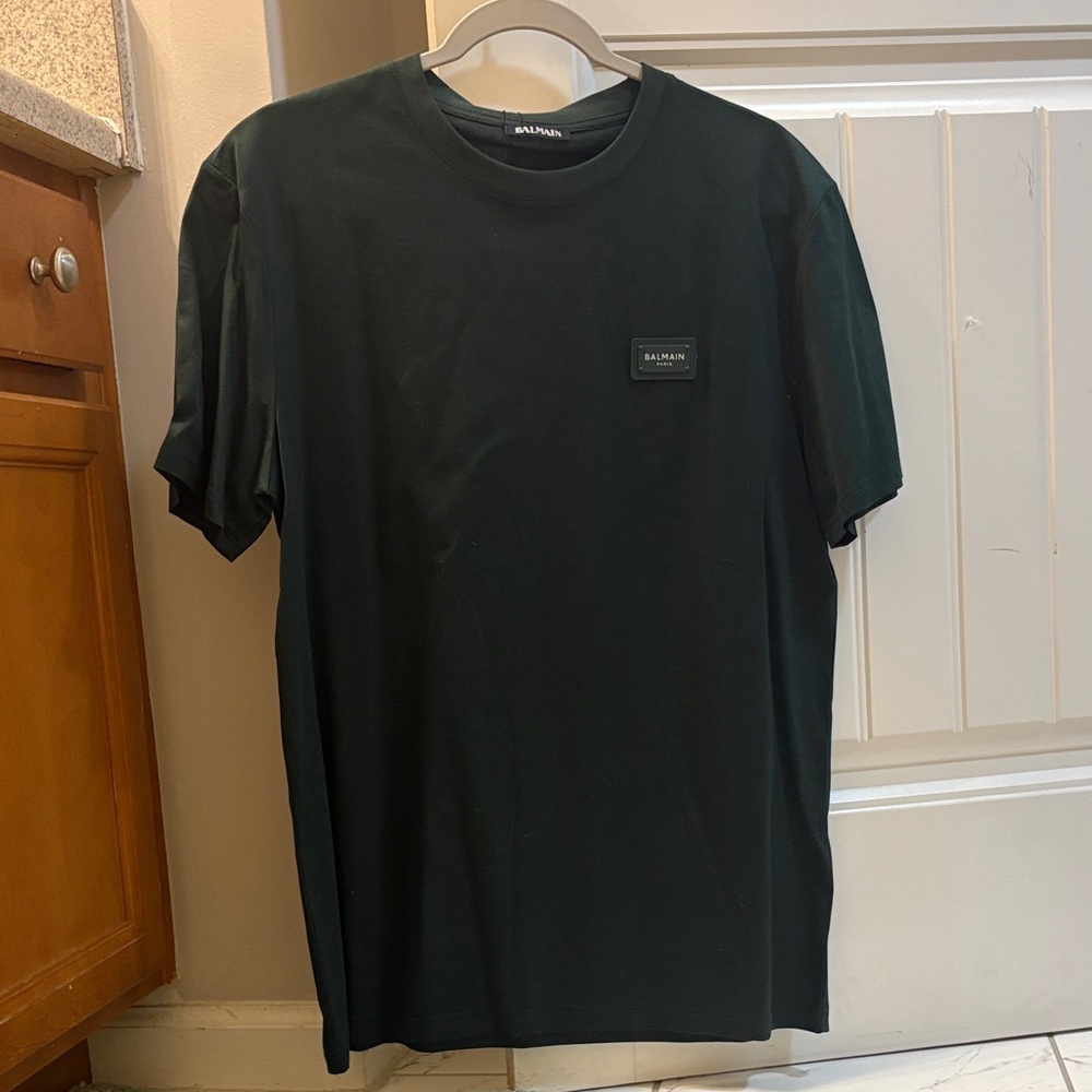 Dark Green Balmain Shirt